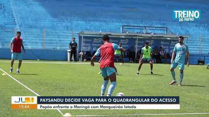 Paysandu x Maringá: onde assistir ao vivo, horário e escalações