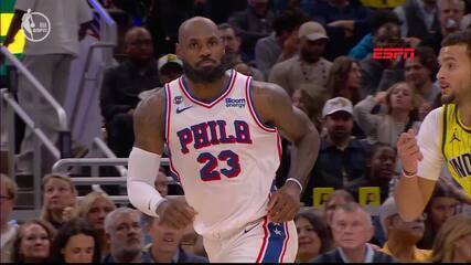 LeBron faz dancinha e protagoniza erro inacreditável no aquecimento; veja